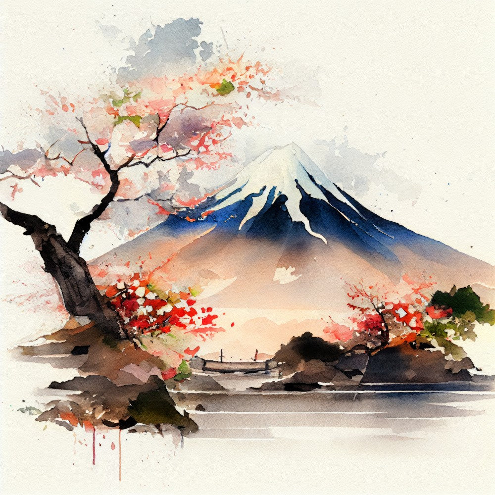 Japan World Watercolor Painting (2)