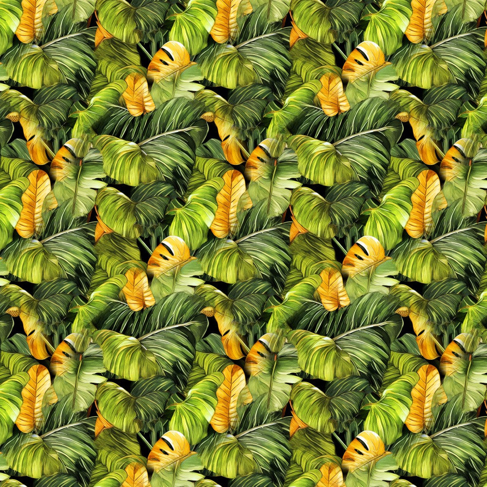 Pattern 3 tropical leaves