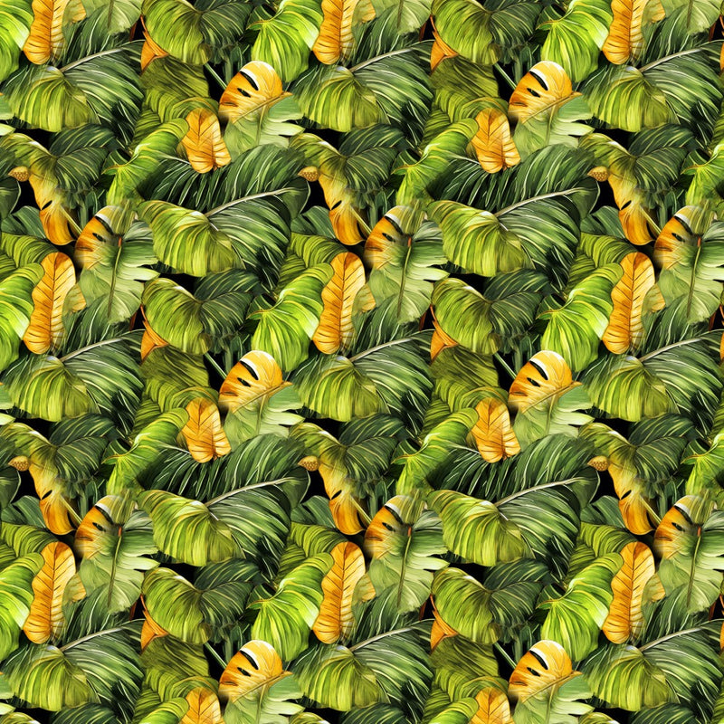 Pattern 3 tropical leaves