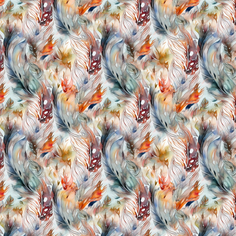Pattern 14 feathers