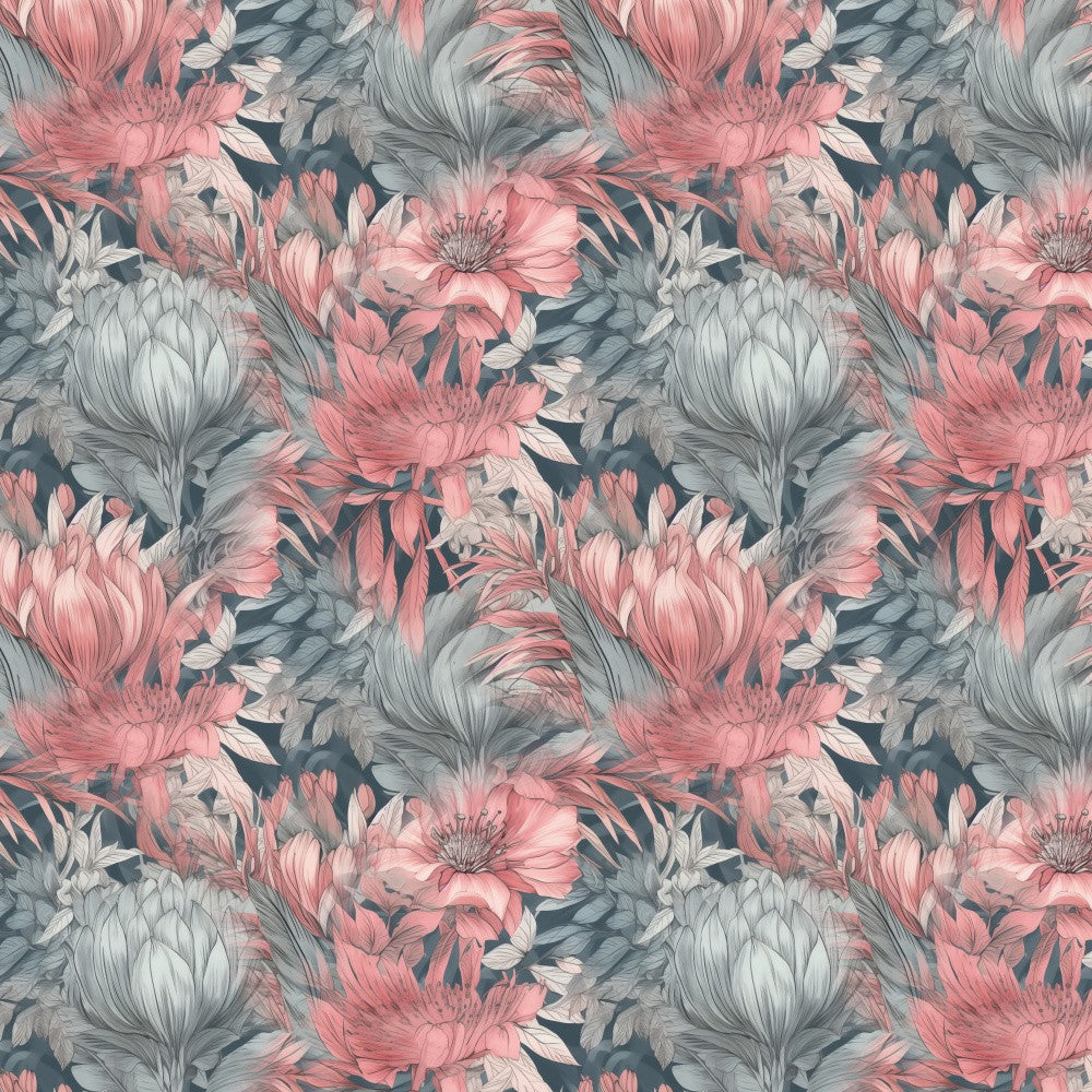 Pattern 17 flowers pastel