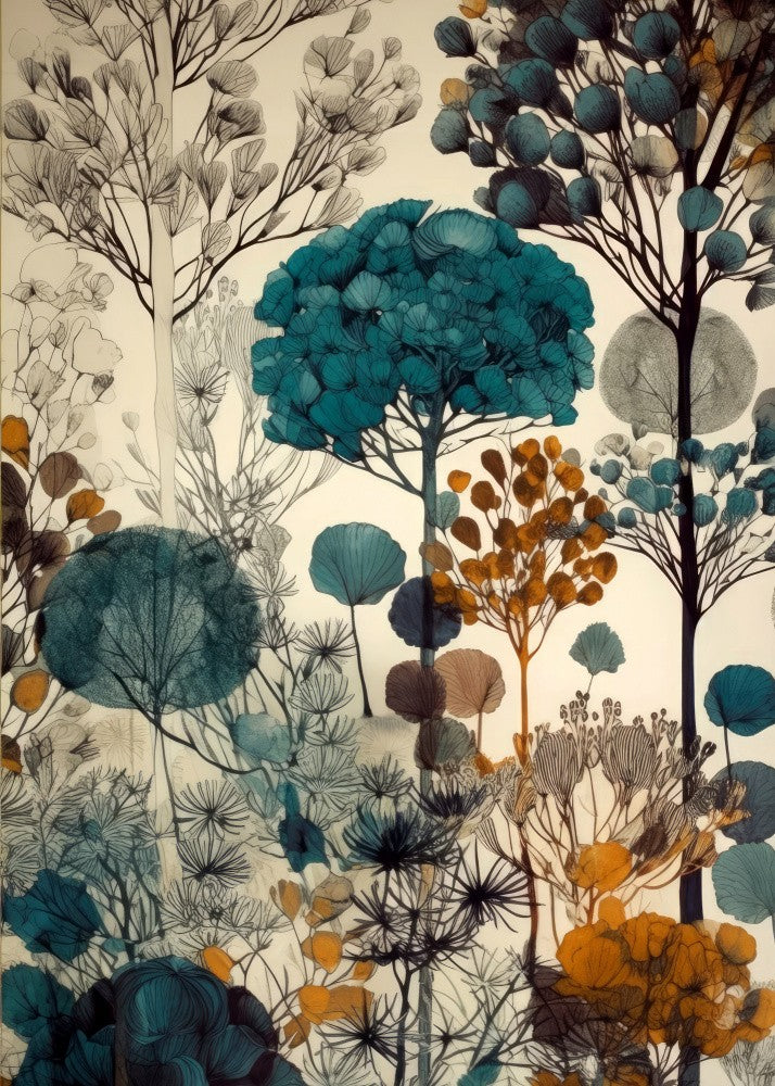 Flowers plant art forest