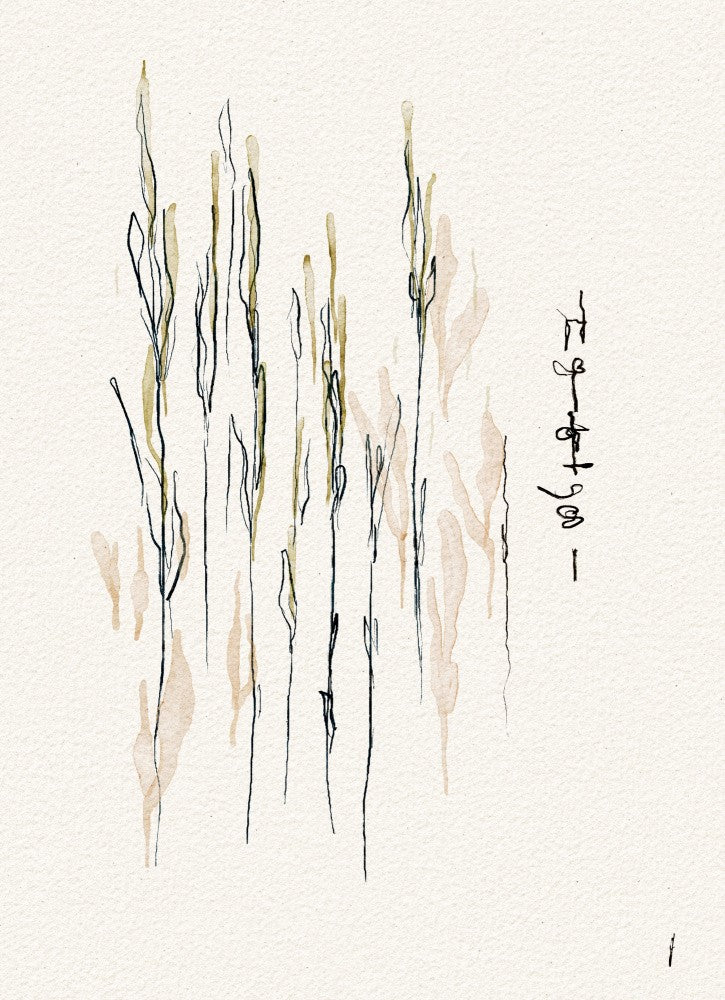 JAPANESE REED Art Print by Ankie Kooi – Fy!