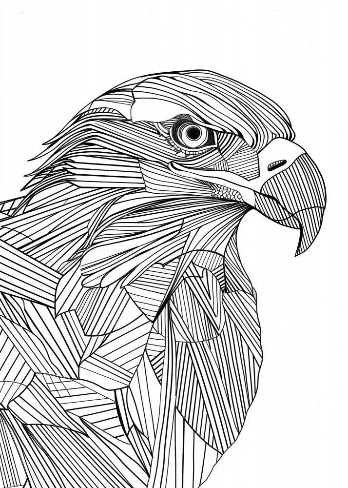 Lines art Eagle