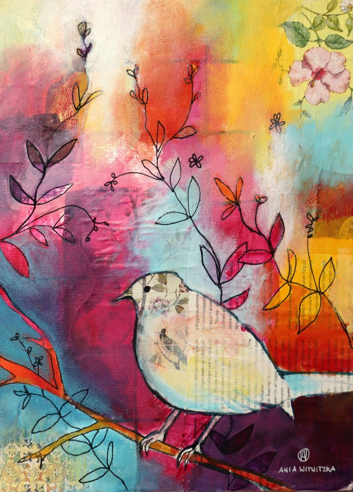 Vogel der Farbe