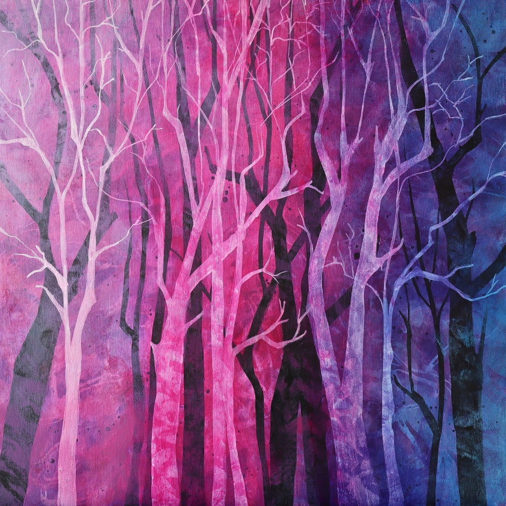 Purple forest