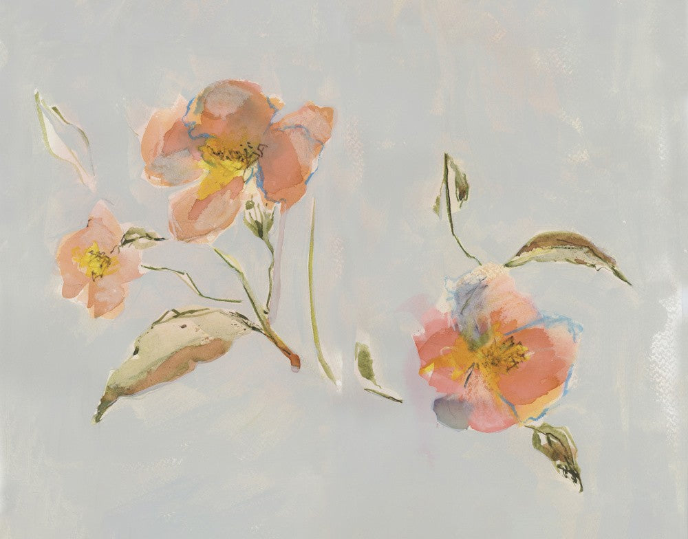 Botanische antike Blumen 02