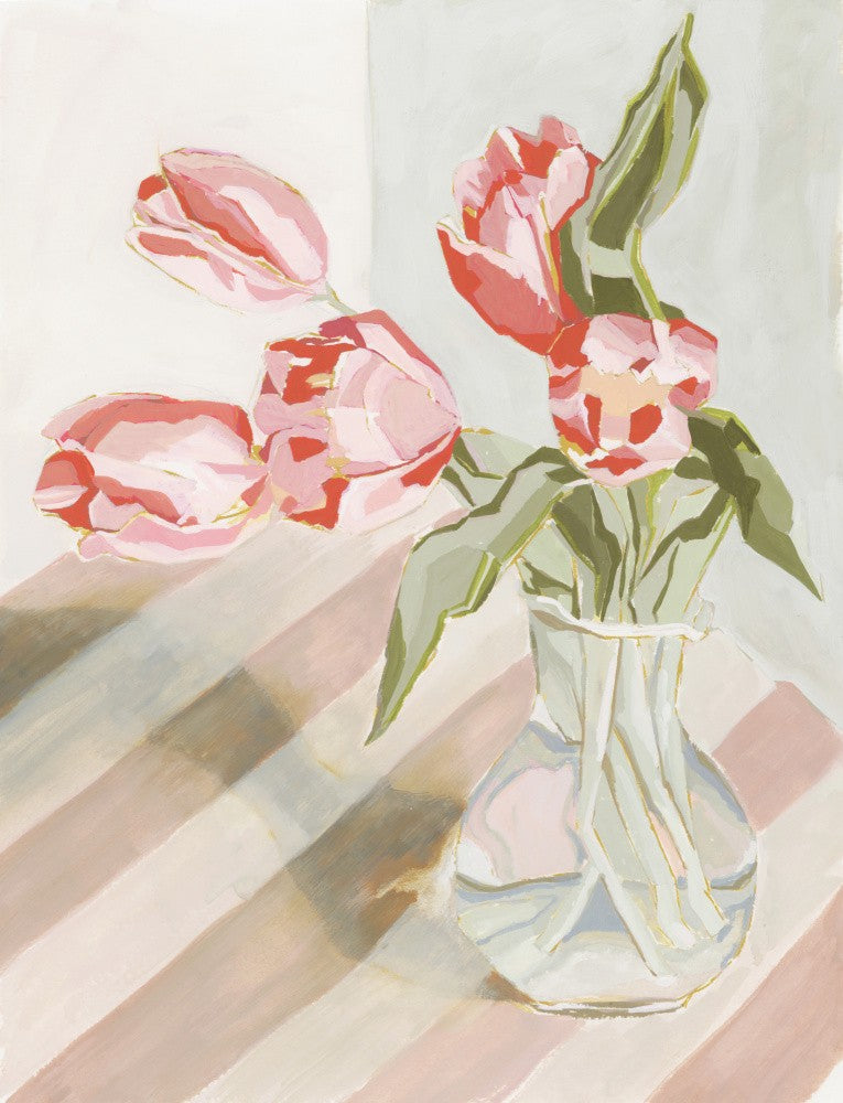 Tulips in a vase