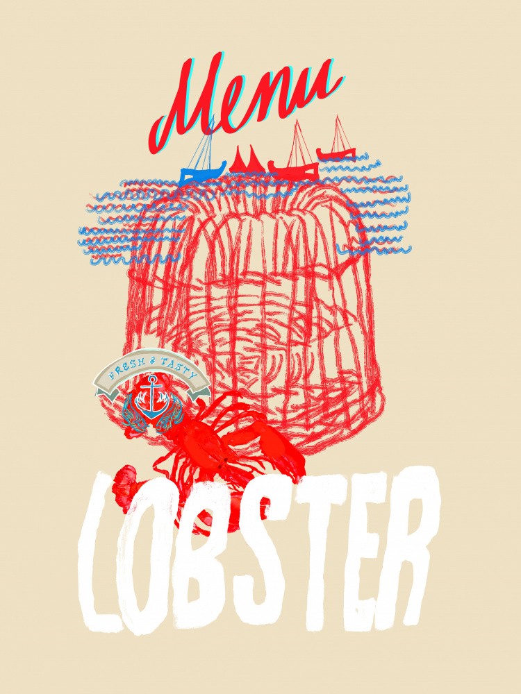 Lobster Menu Poster