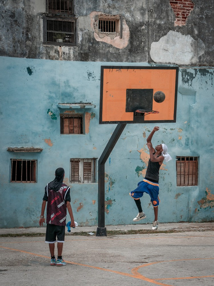 Playing Basketball