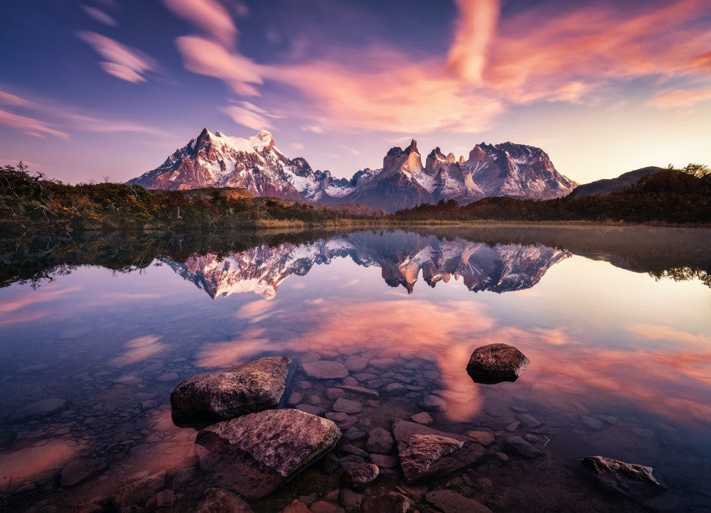 Reflections at Pehoé Lake