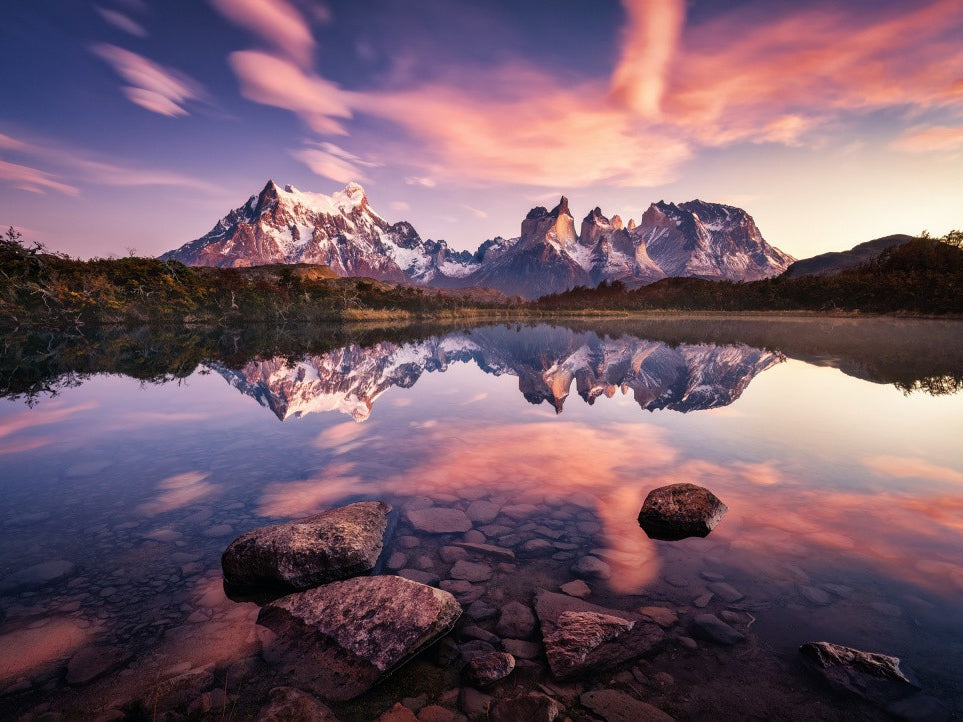 Reflections at Pehoé Lake