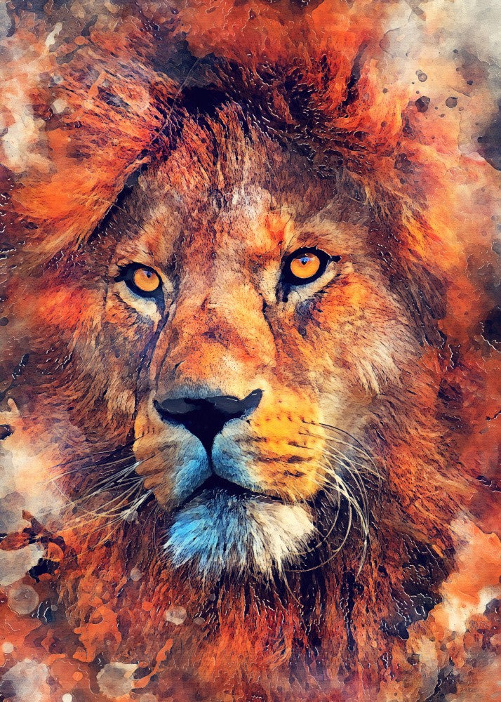 Lion animal art