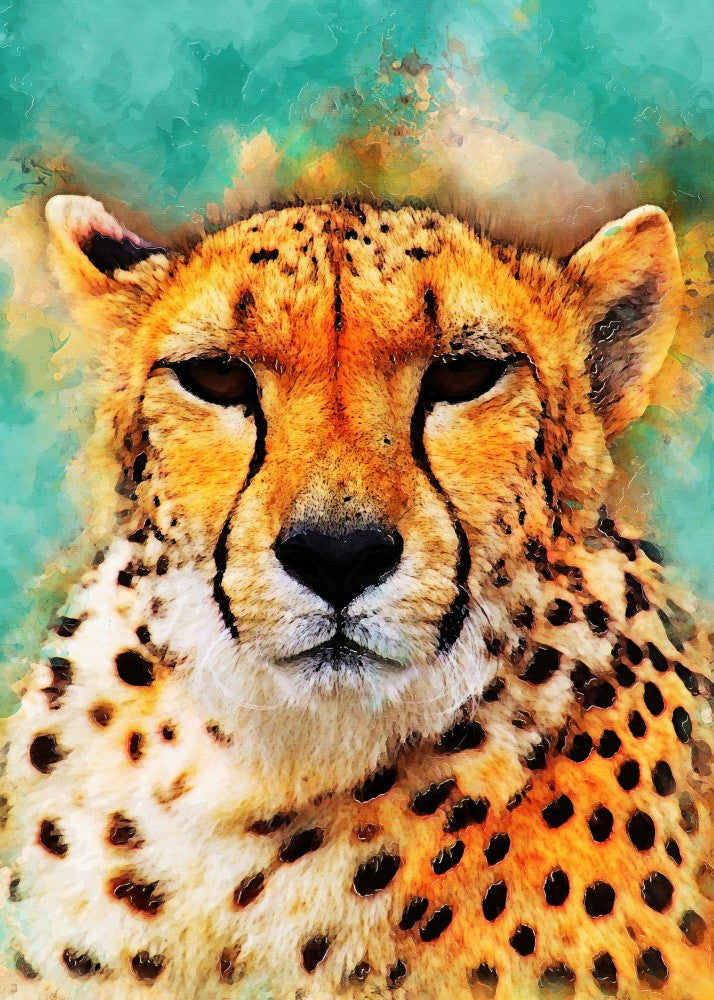 Cheetah animal art