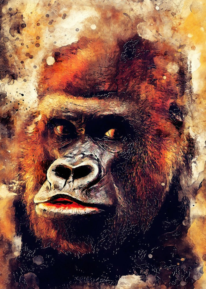 Gorilla  animal art