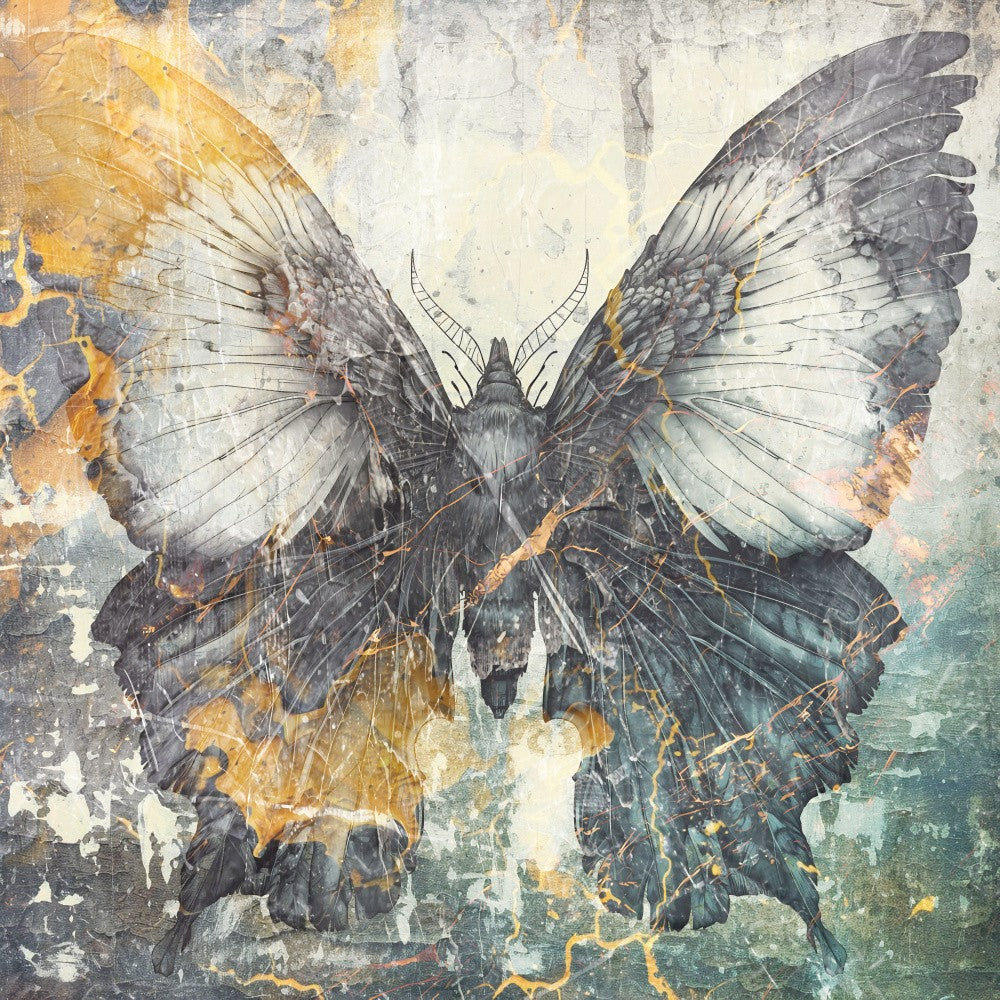 Butterlfy Vintage Art Illustration 03