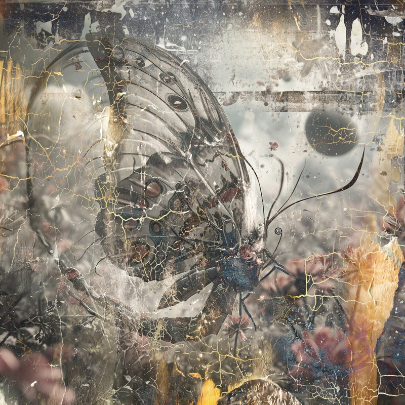 Butterlfy Vintage Art Illustration 04