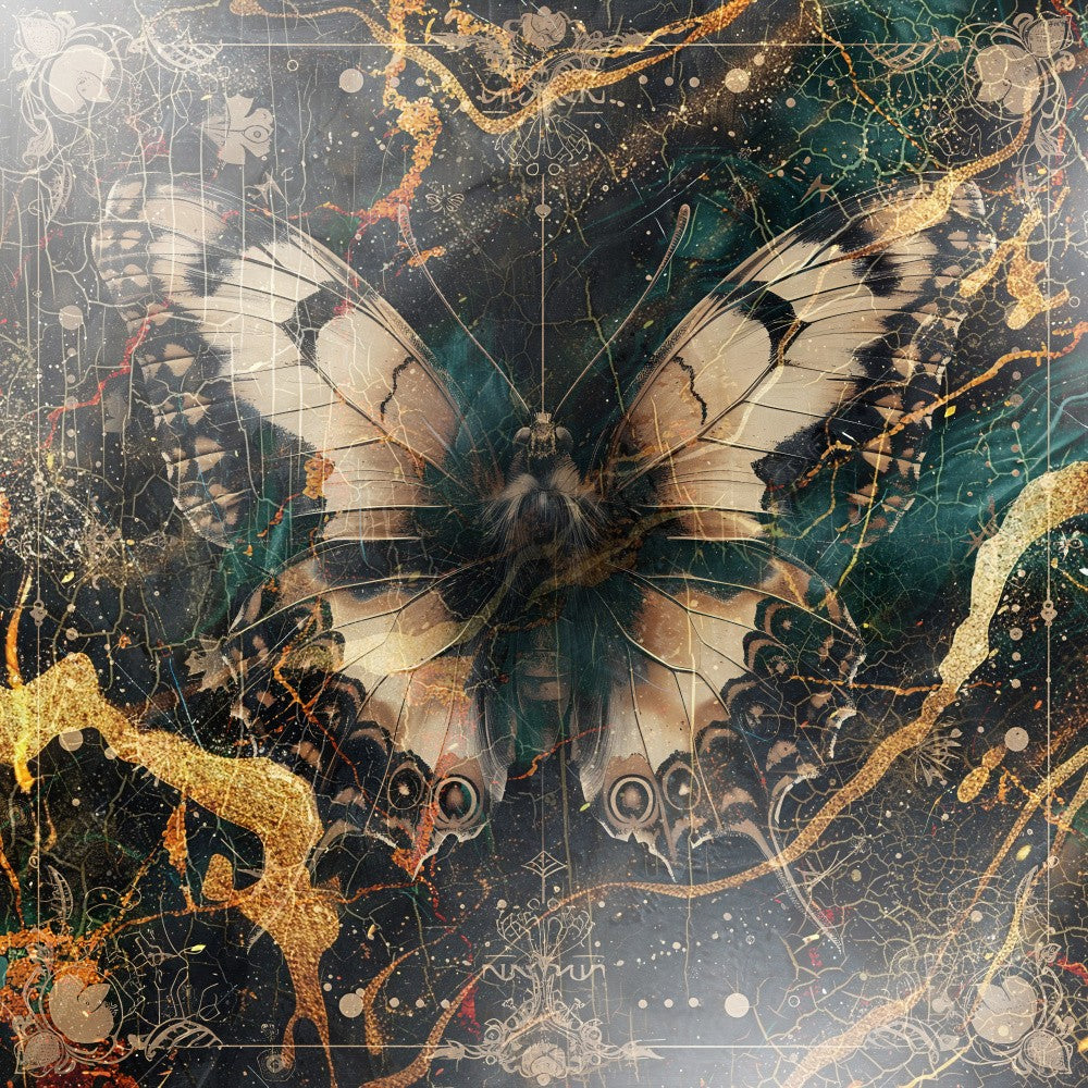 Butterlfy Vintage Art Illustration 05