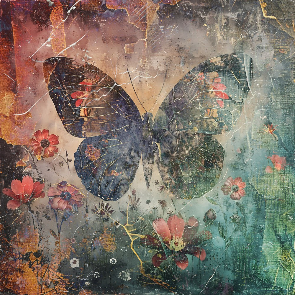 Butterlfy Vintage Art Illustration 06