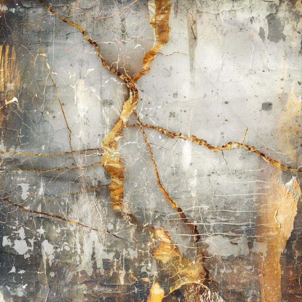 Marble Gold Art Illustration 06