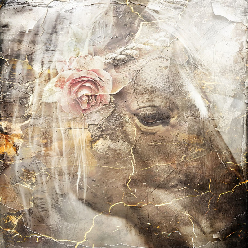Horse Vintage Art Illustration 05