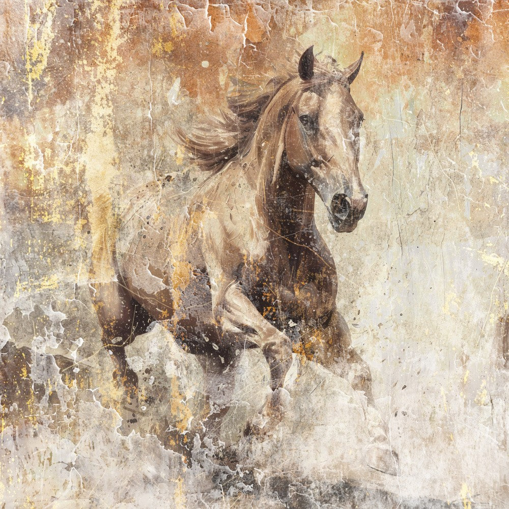 Horse Vintage Art Illustration 08