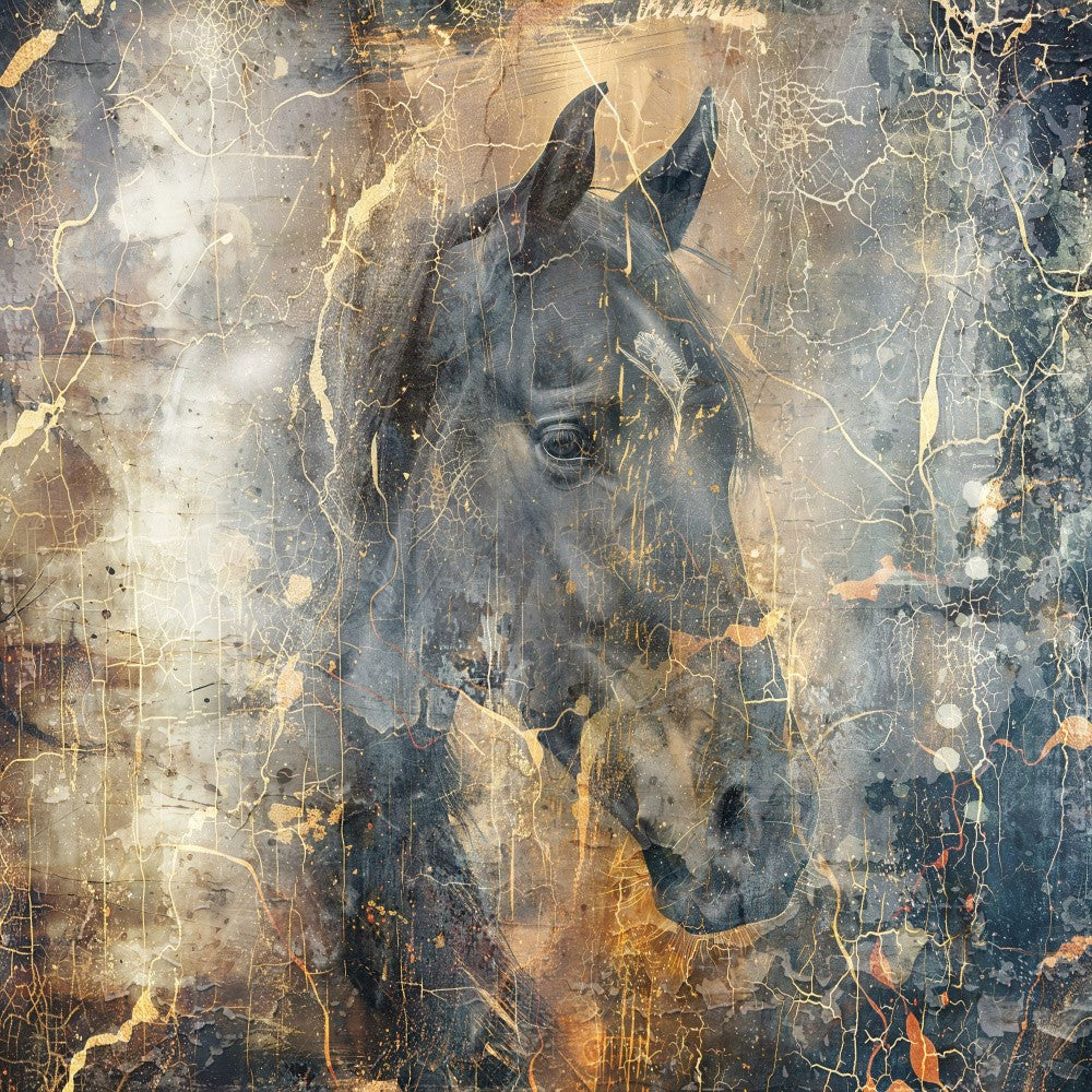 Horse Vintage Art Illustration 13