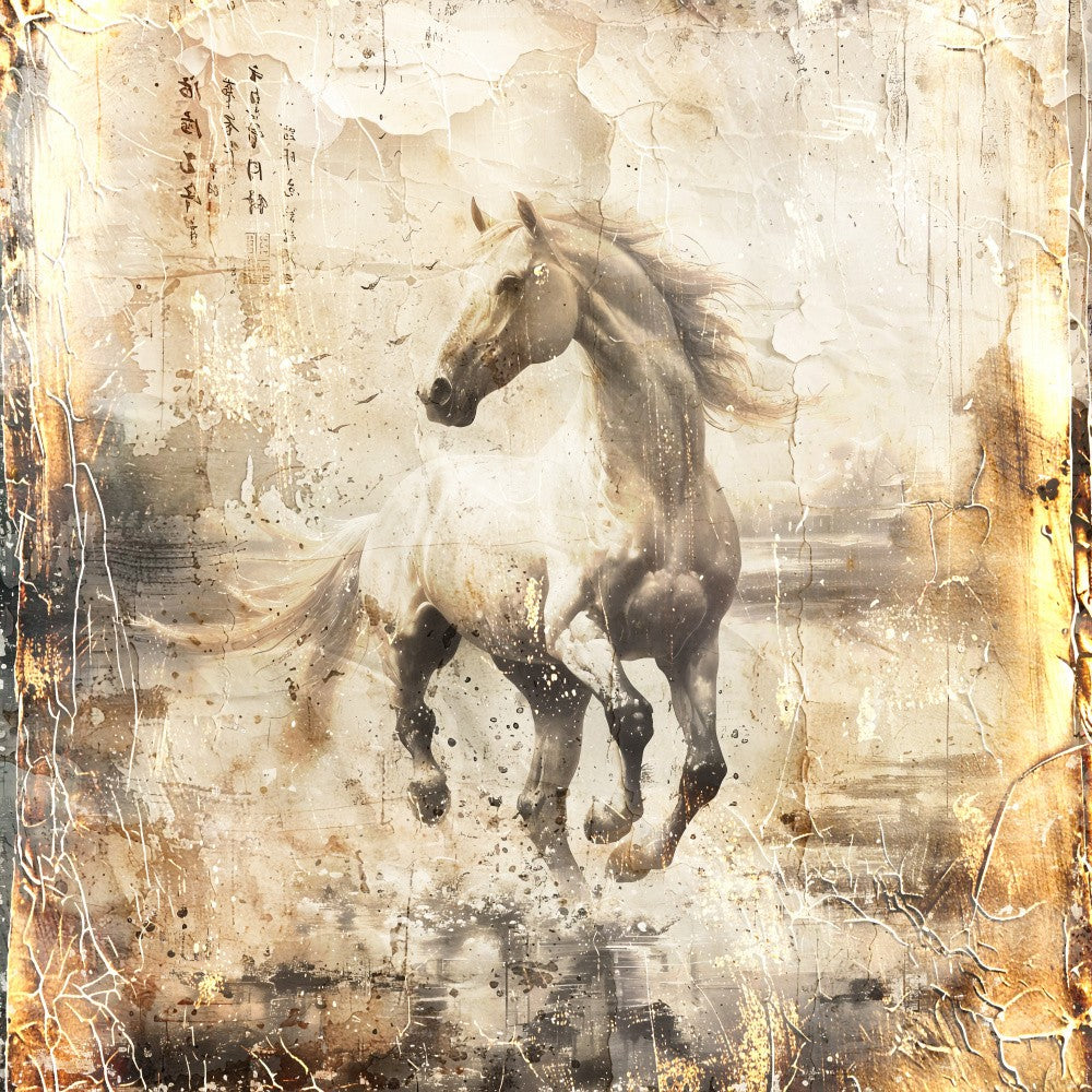 Horse Vintage Art Illustration 16