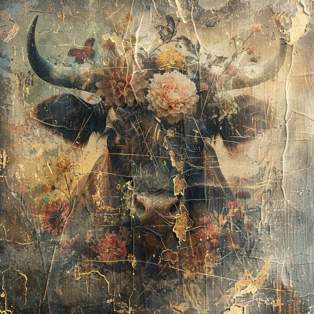 Floral Animals Vintage Art Illustration 10