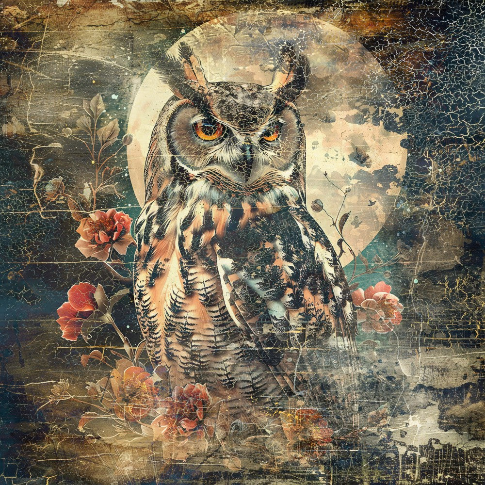 Floral Animals Vintage Art Illustration 20