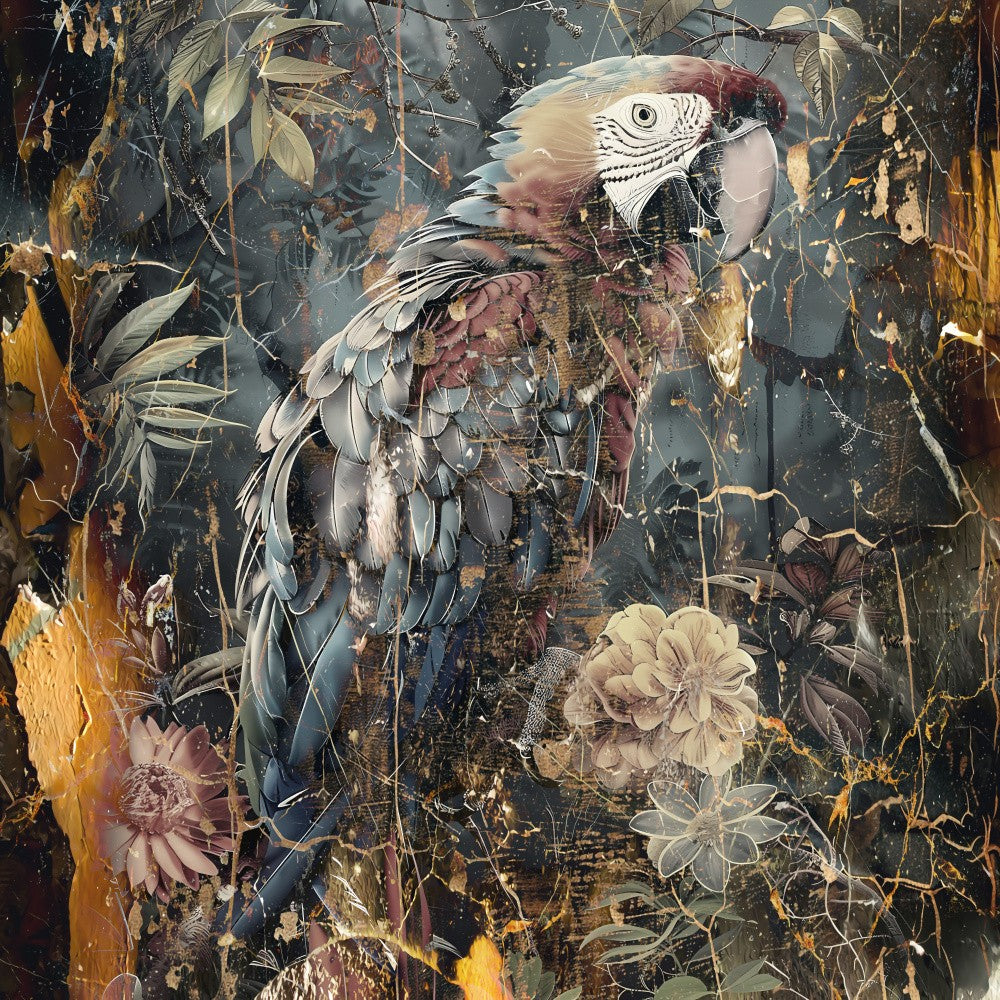 Floral Animals Vintage Art Illustration 24