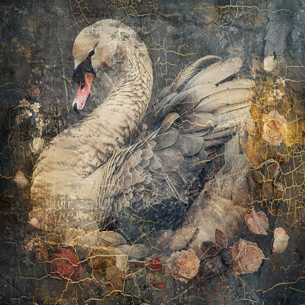 Floral Animals Vintage Art Illustration 25
