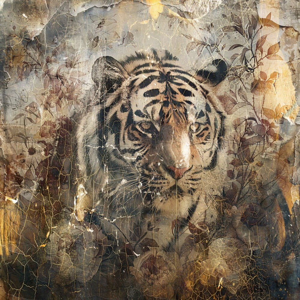 Floral Animals Vintage Art Illustration 27