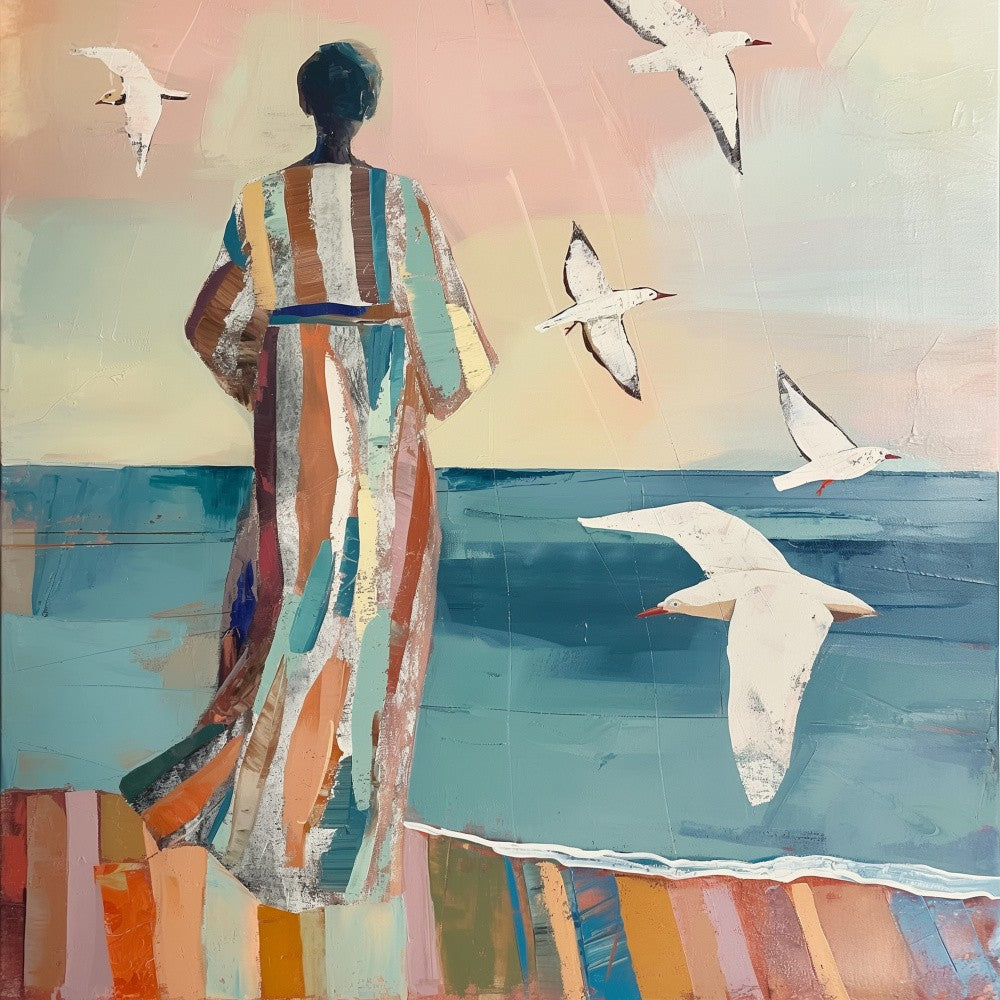 Woman and Seagull