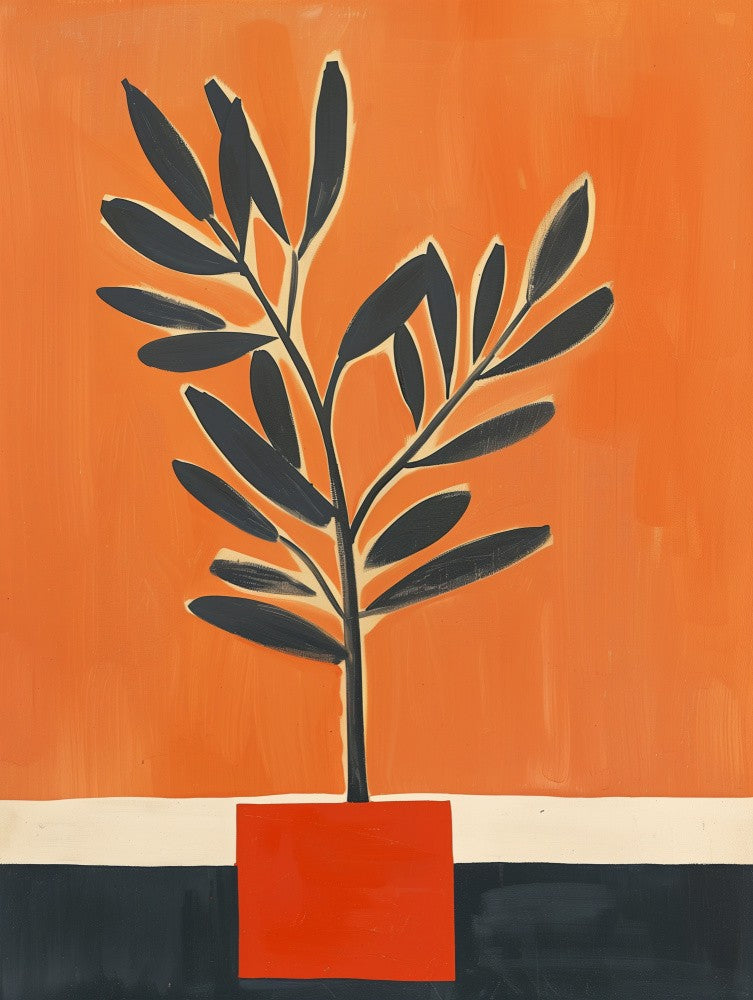Orange Pflanze