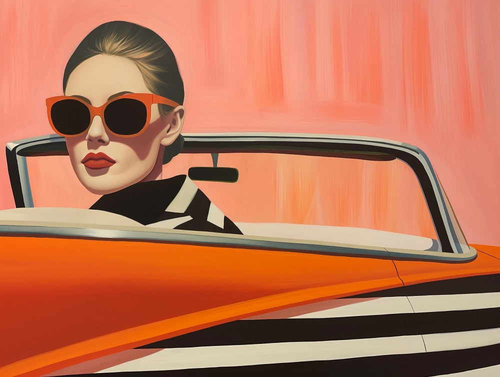 Woman In a Cadilac