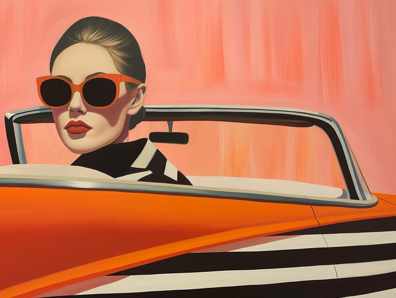 Woman In a Cadilac