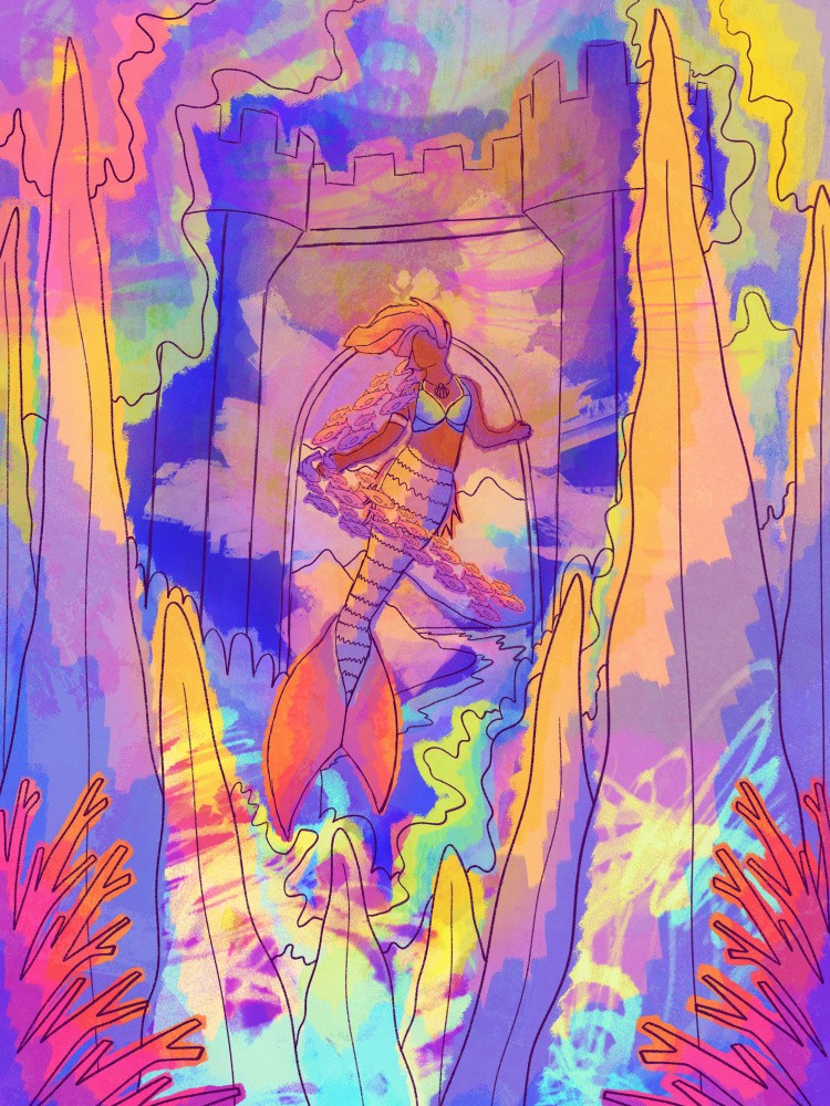 Mermaid and the Castle