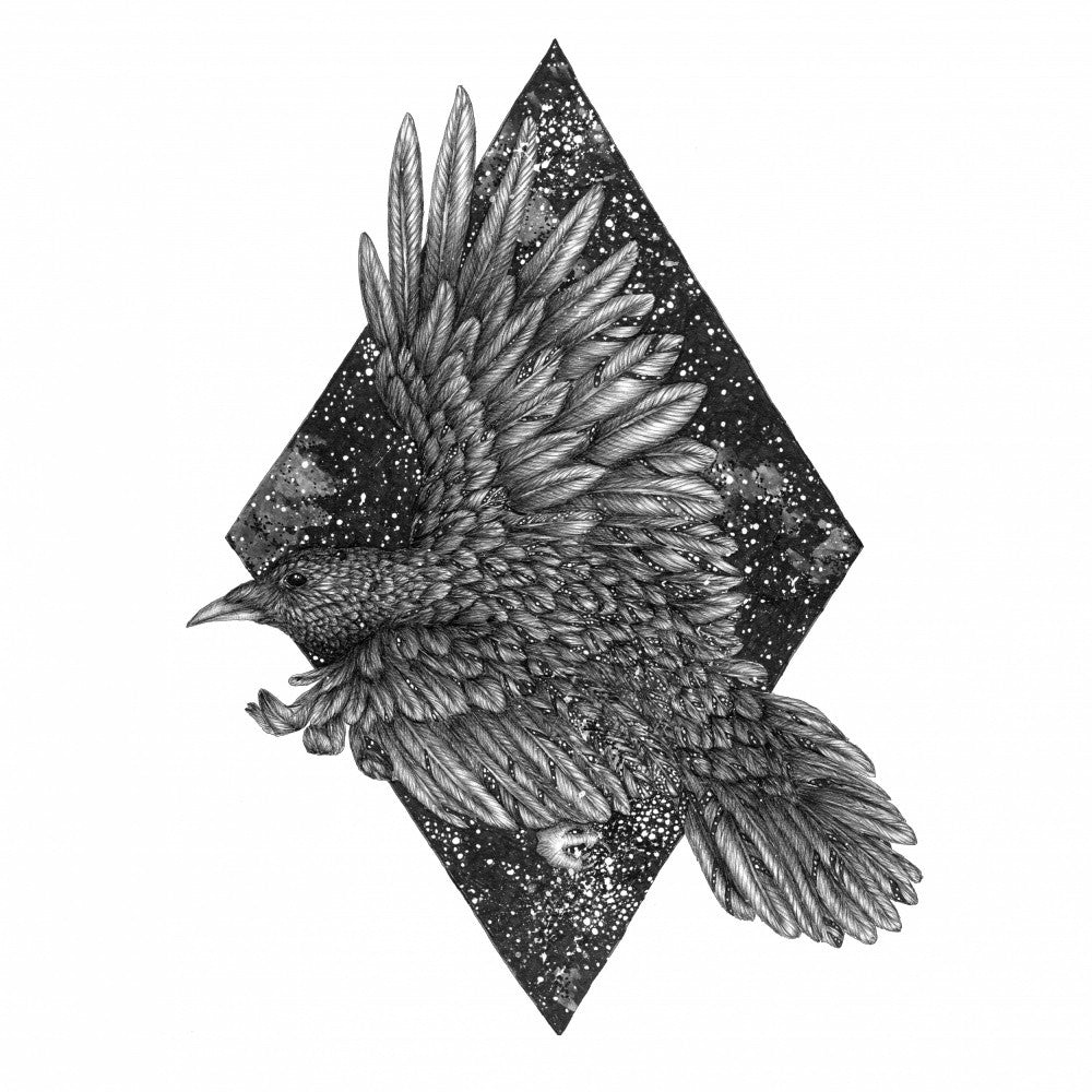 Cosmic Raven Mural