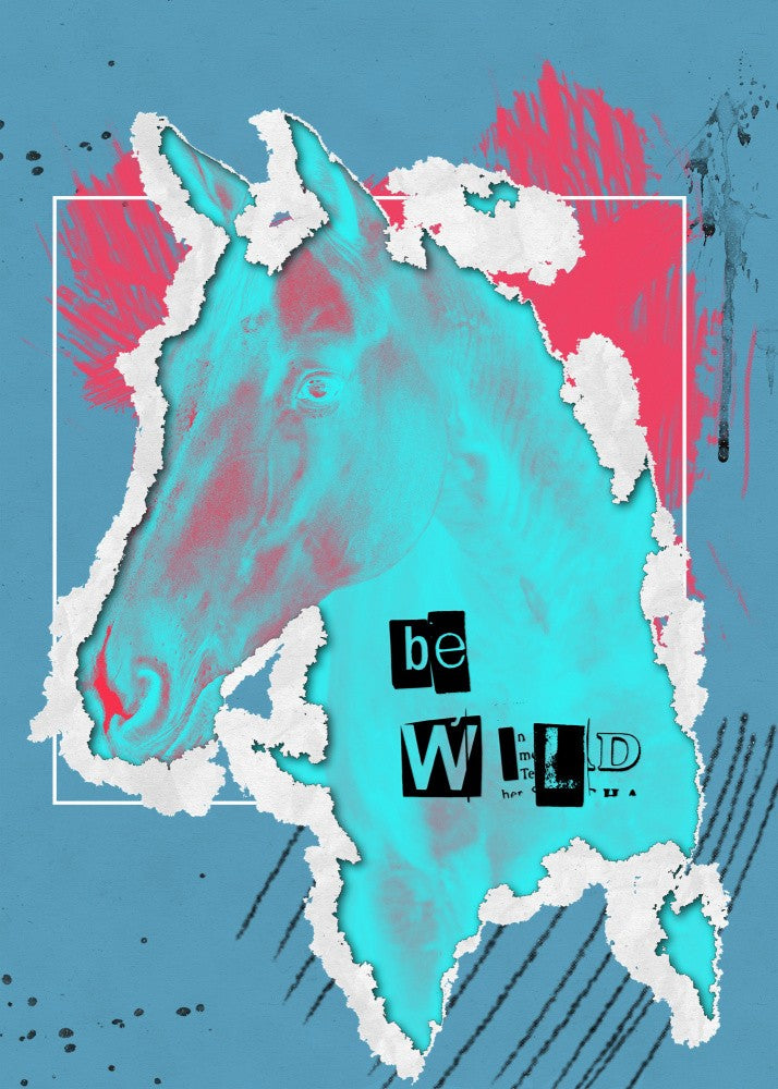Be Wild Collage Art