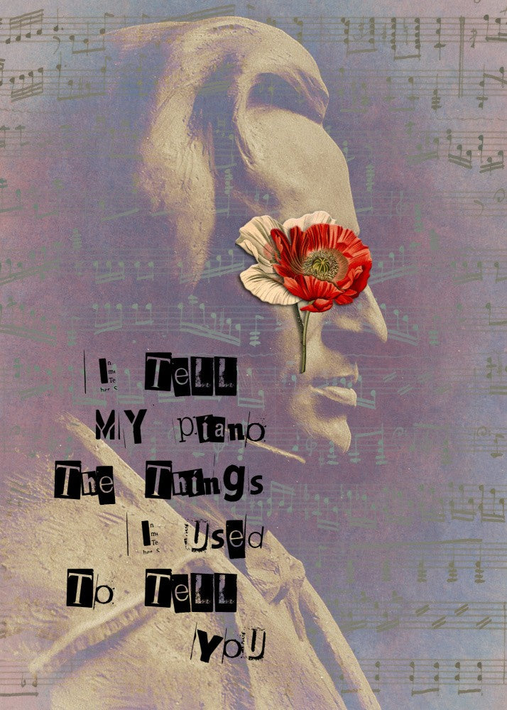 Chopin Art Collage Art