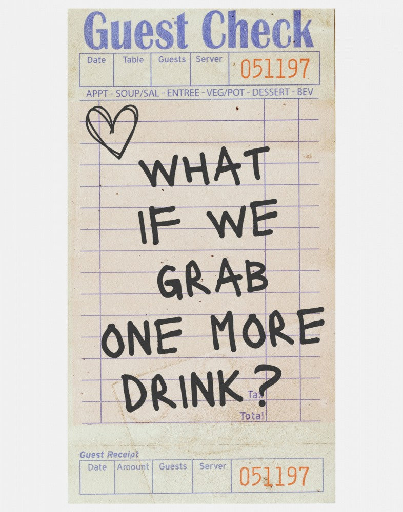 One More Drink   Black