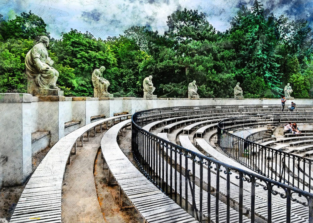 Warsaw City Watercolor Art Poland (18)