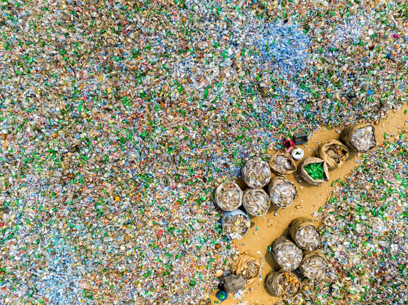 Recycling plastic bottles
