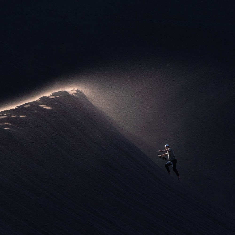 Climb up the sand dune