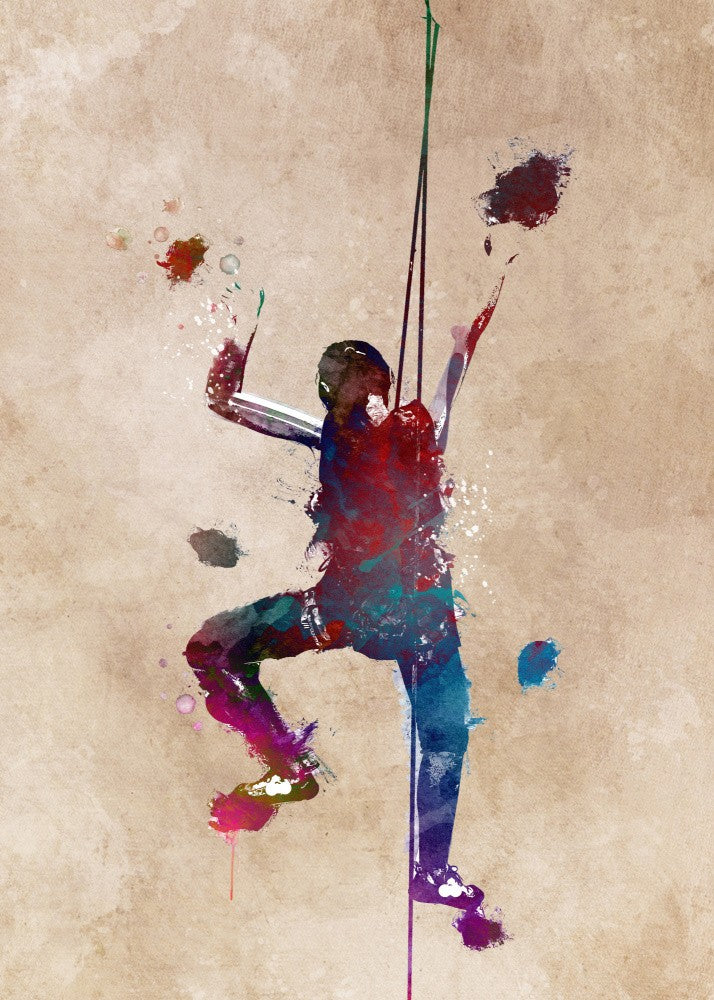 Sport Climber Art