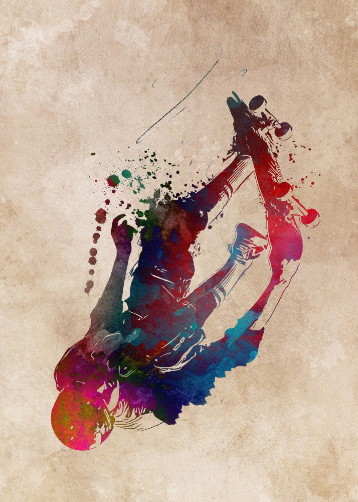 Sport Skateboarder Art