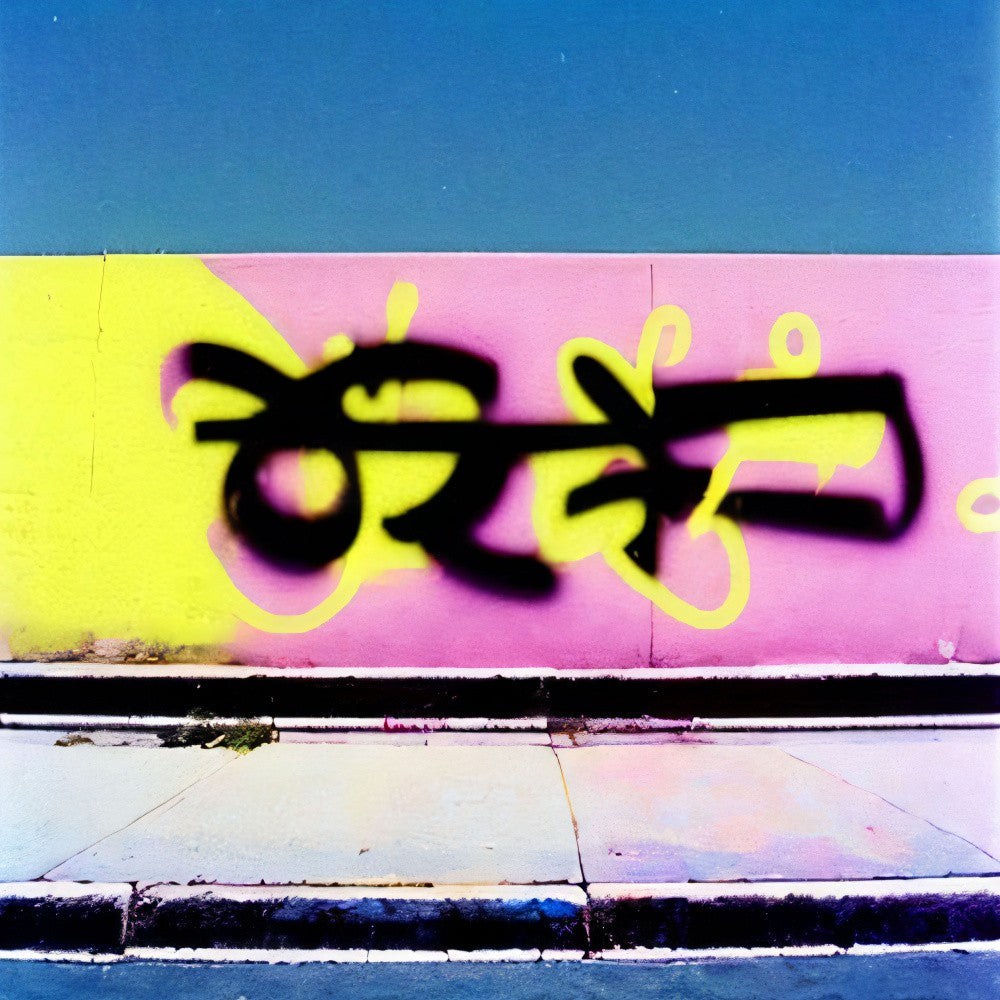 Abstraktes Graffiti