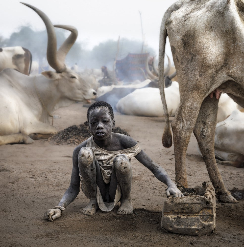 Mundari boy portrait, South Sudan
