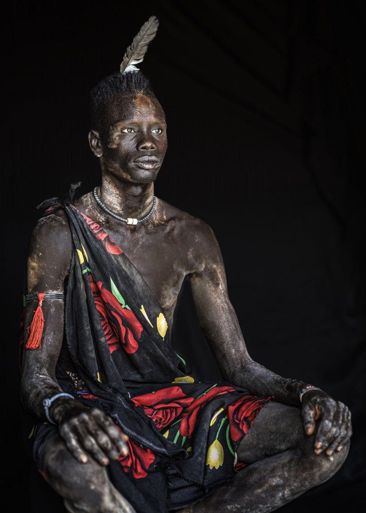 Mundari man portrait, South Sudan